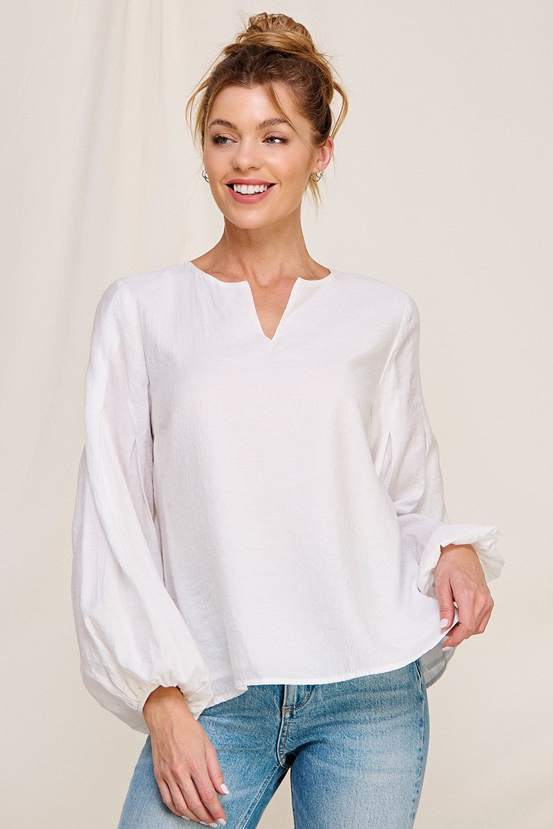 Textured Woven Blouse