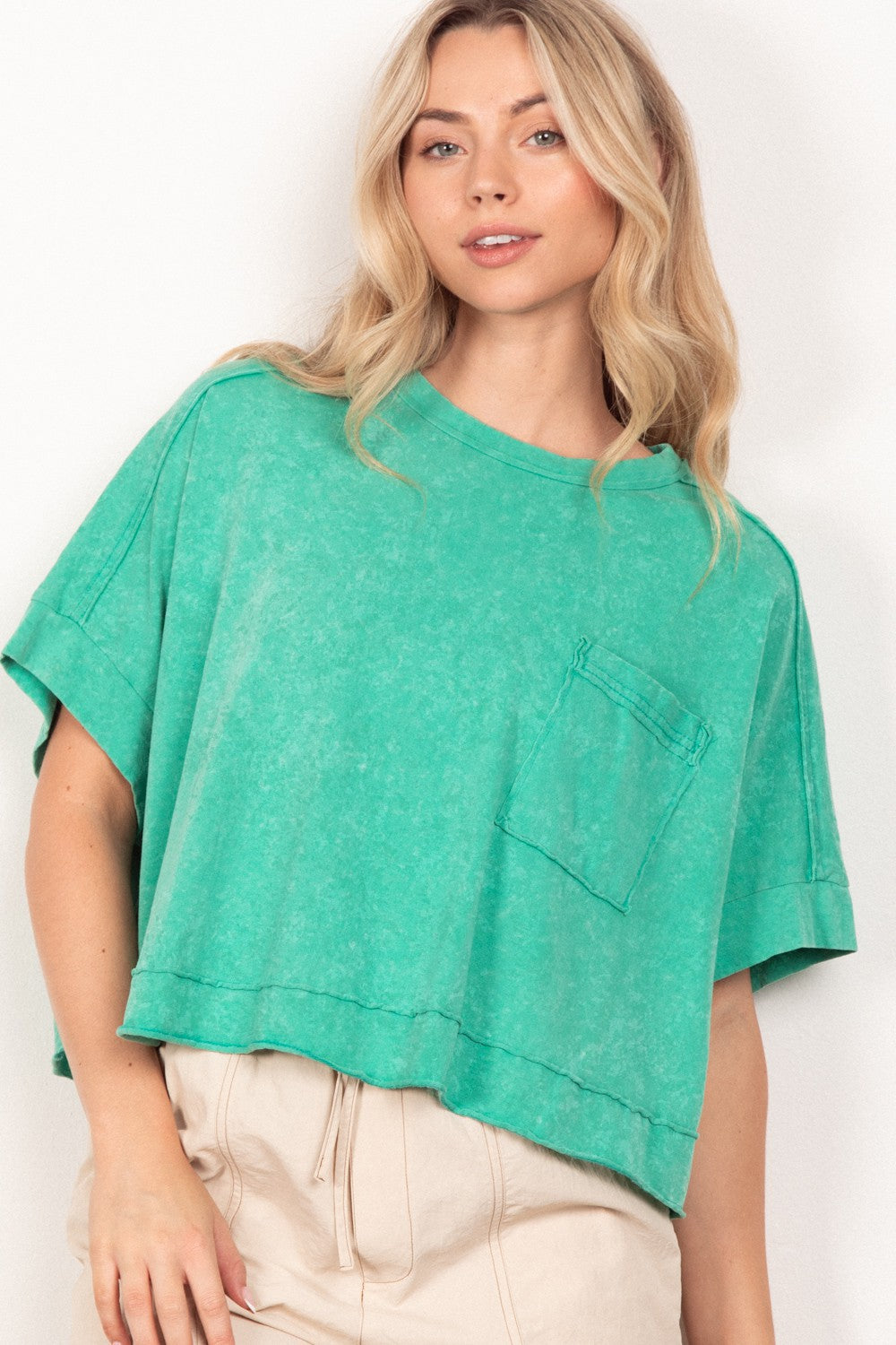 Mineral Washed Comfy Top