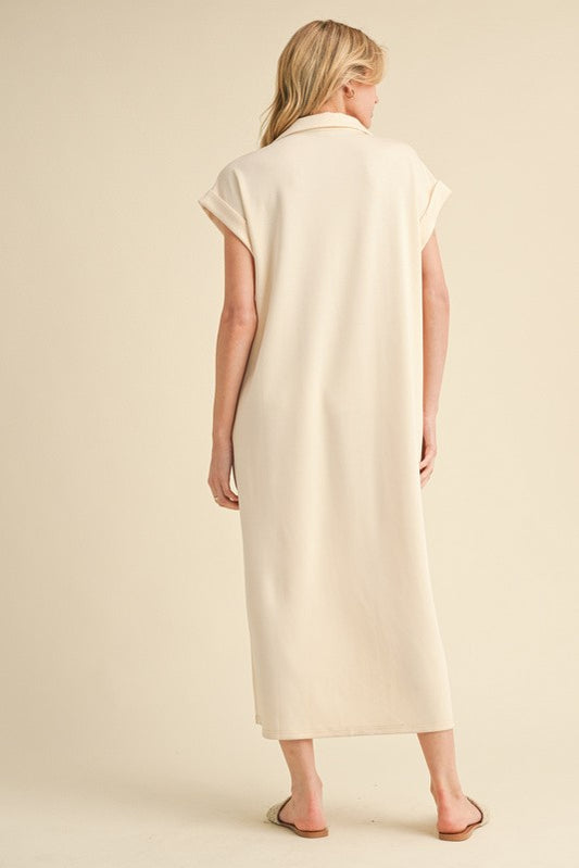 Oatmeal Midi Dress
