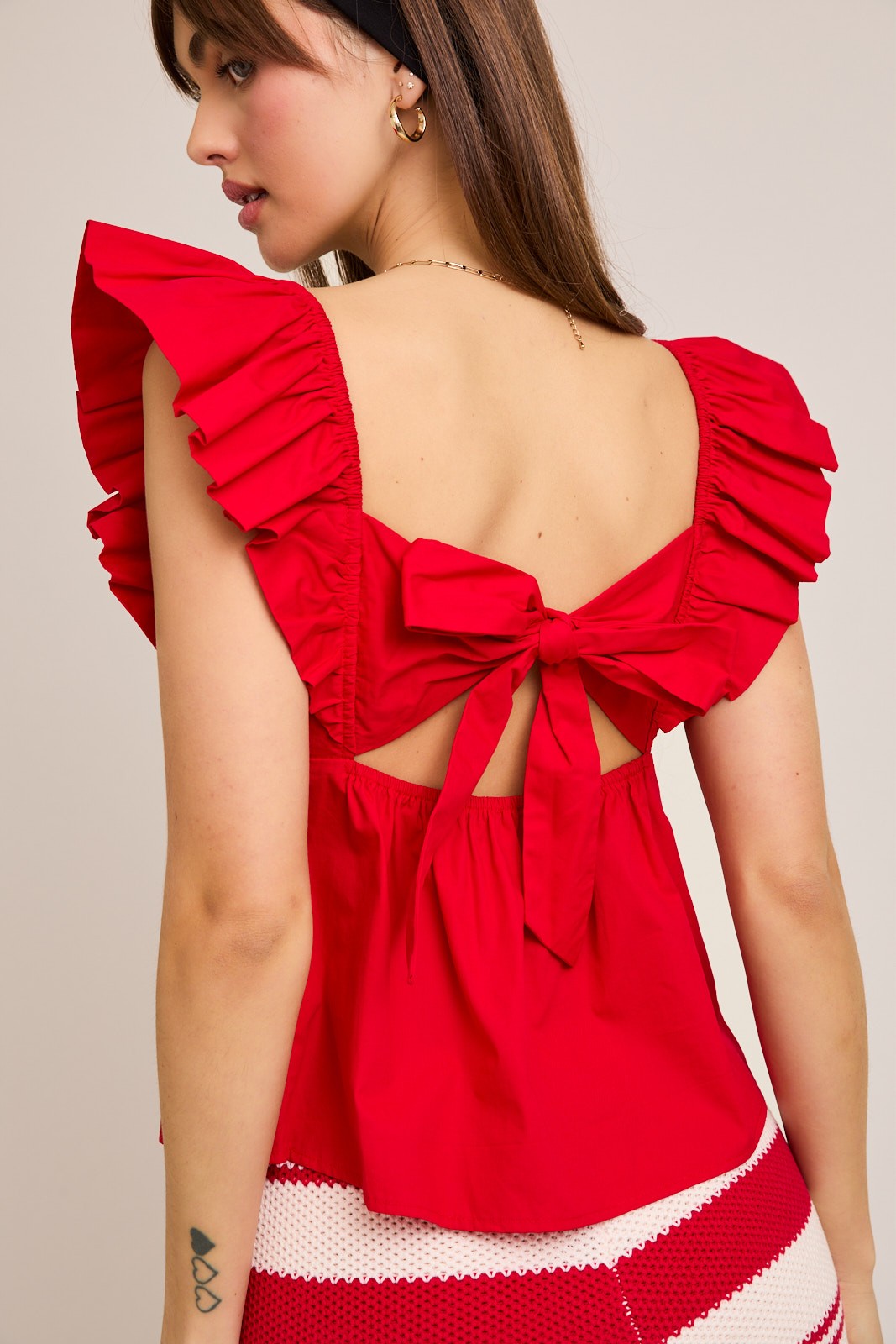 Phoenix Short Sleeve W/ Tie Back