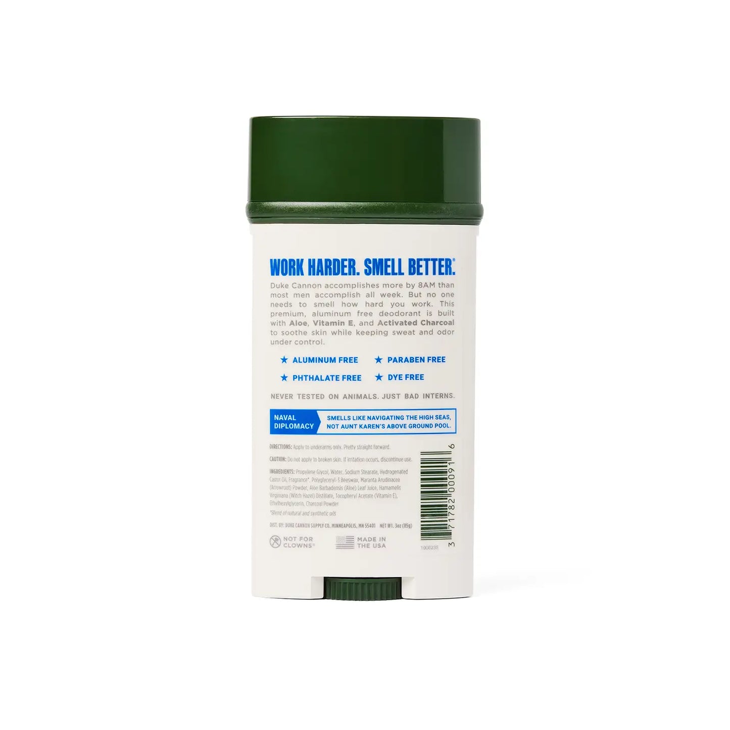 Aluminum-Free Deodorant Naval Diplomacy