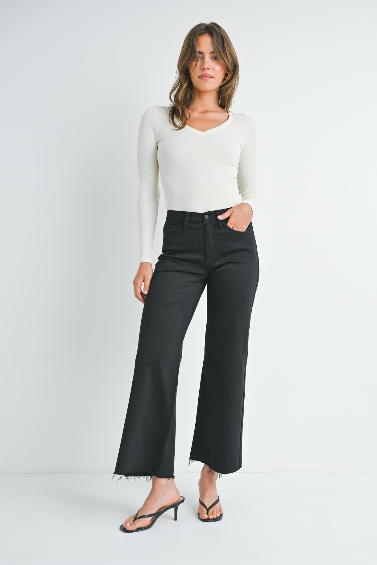 Black Wide Leg Jean