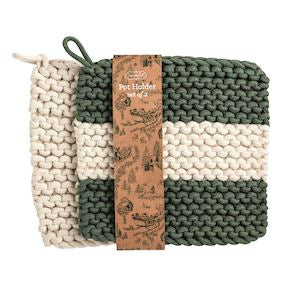 Stripe Set Pot Holders