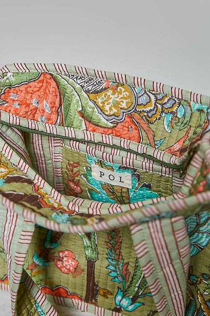 Mini Quilted Cube Bag
