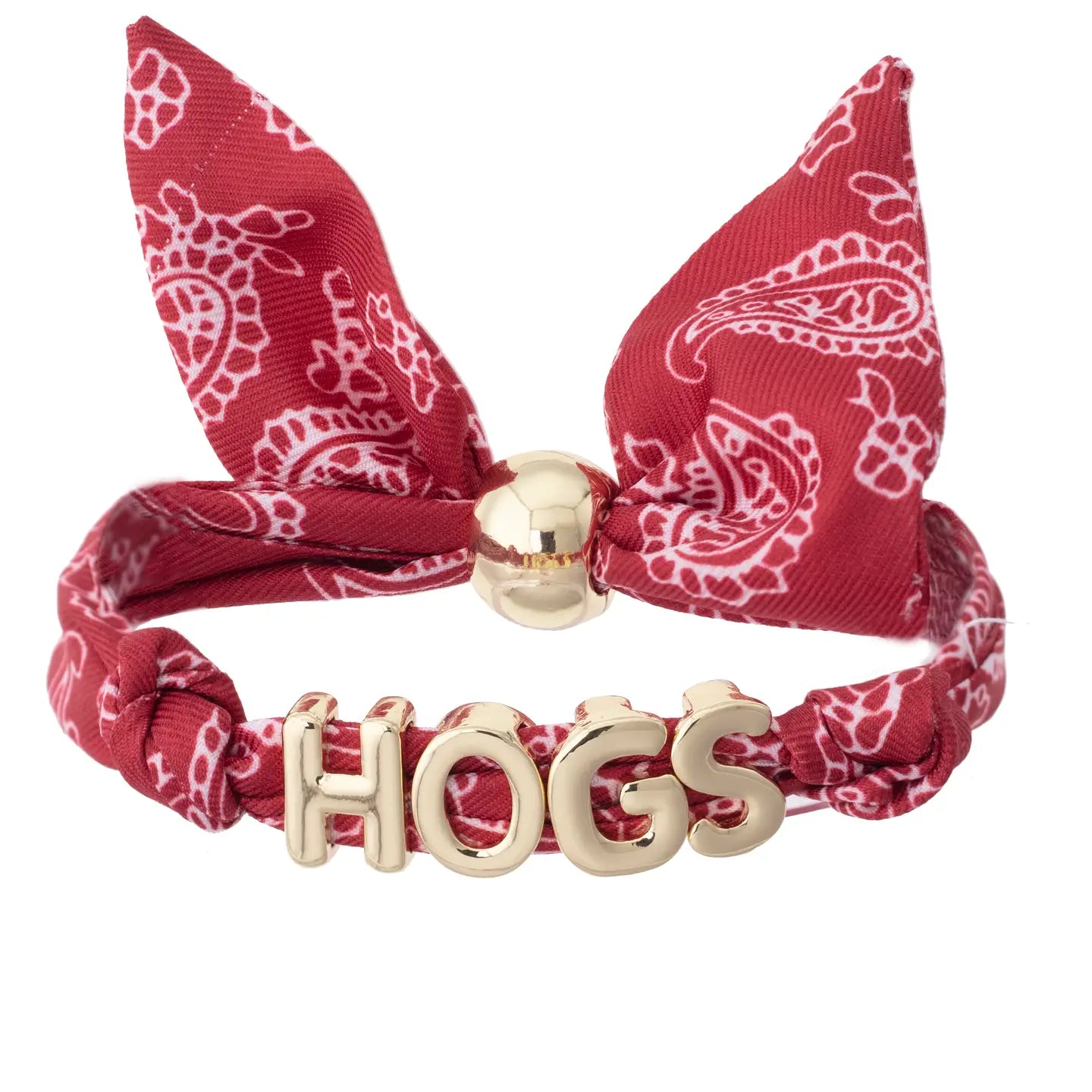 Arkansas Razorbacks Bandana Slider Bracelet
