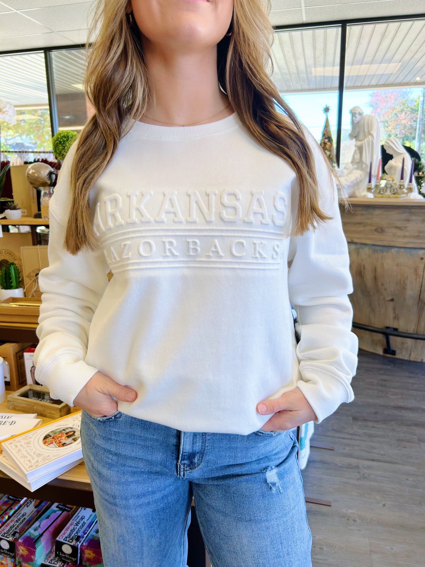 UARK College Lines Crewneck