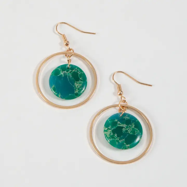Cori Turquoise Drop Earrings