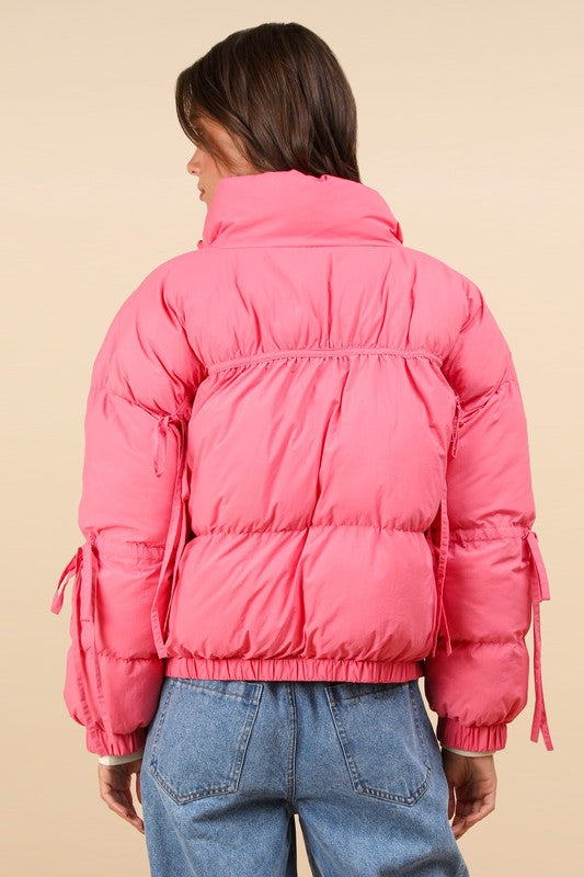 Pink Puffer Jacket