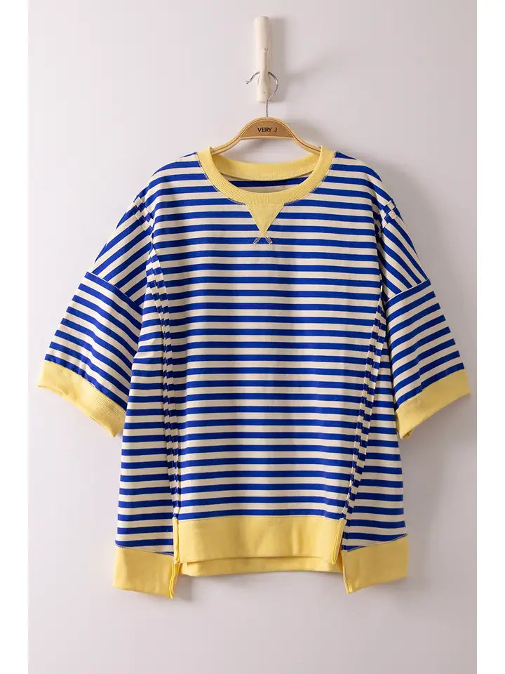 Oversized Stripe Top