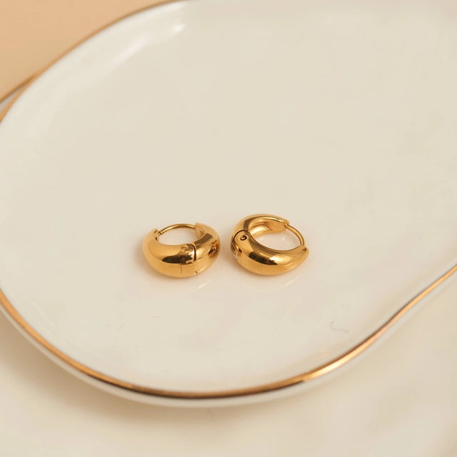 Graduated Huggie Earrings