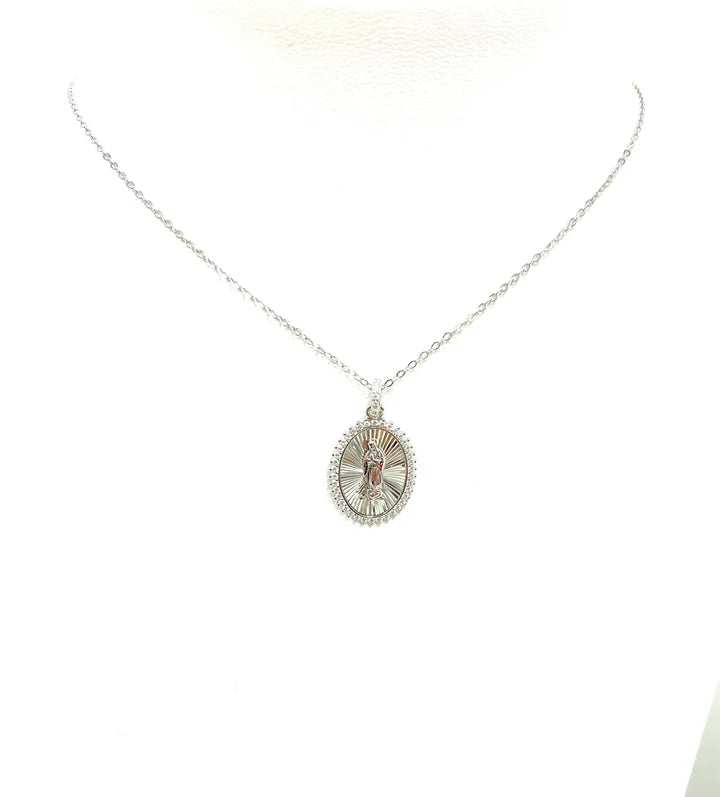 Mary Medallion Necklace