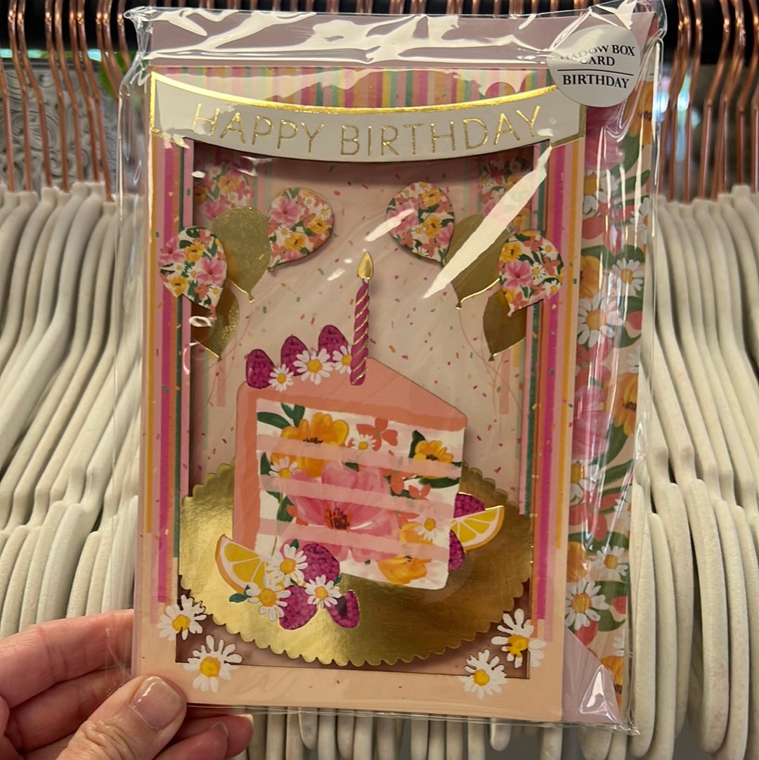 Shadow box card