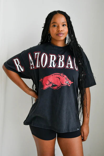 Black Arkansas Split Tee