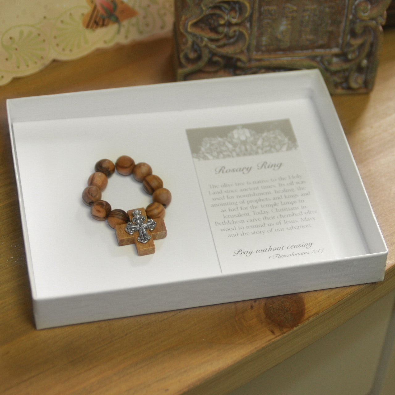 Olivewood Pocket Rosary