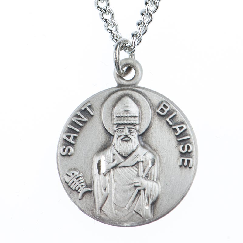 St. Blaise Medal on Chain