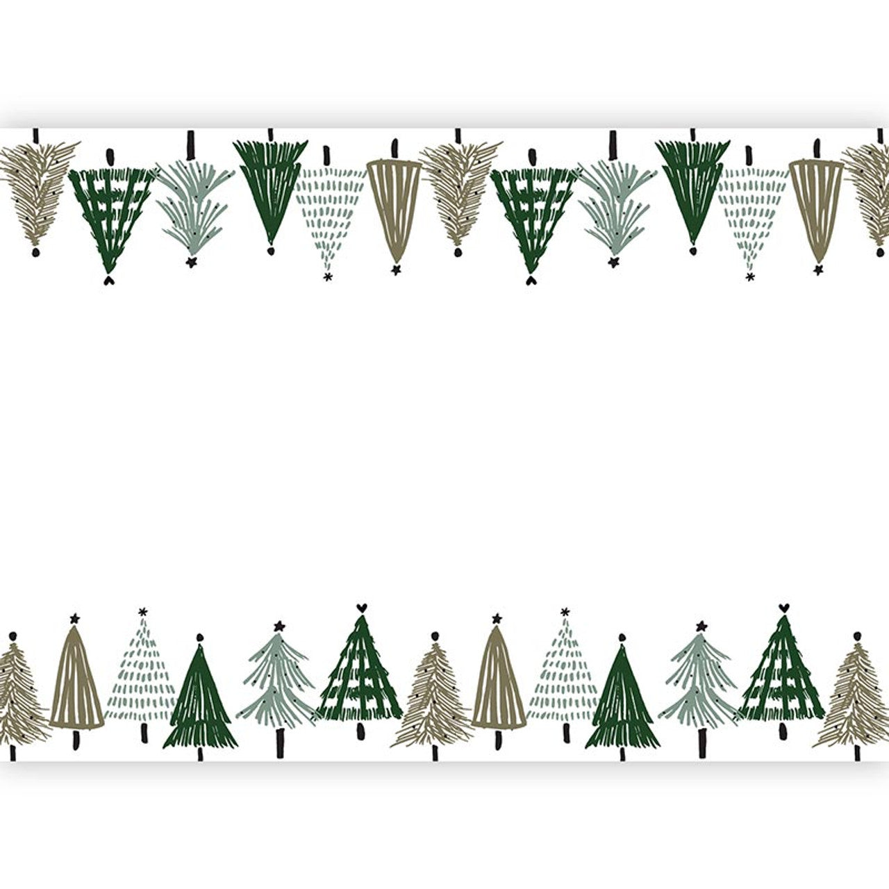 Tree Paper Table Runner