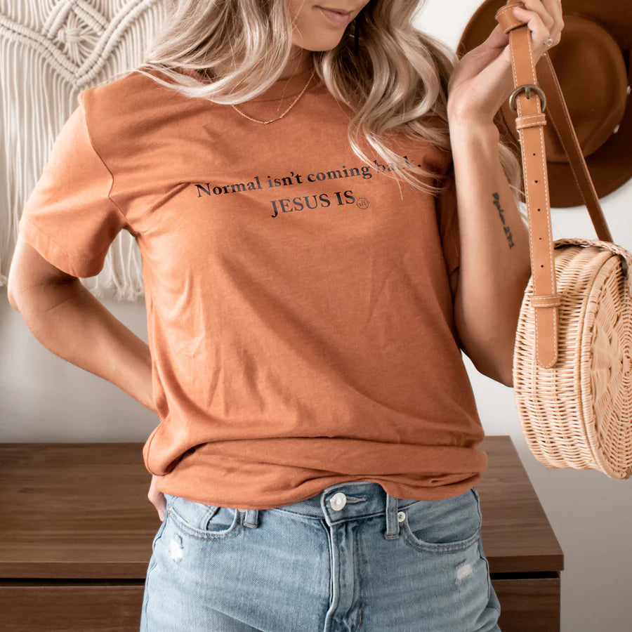 Normal isn't coming back- Pumpkin Orange Tee