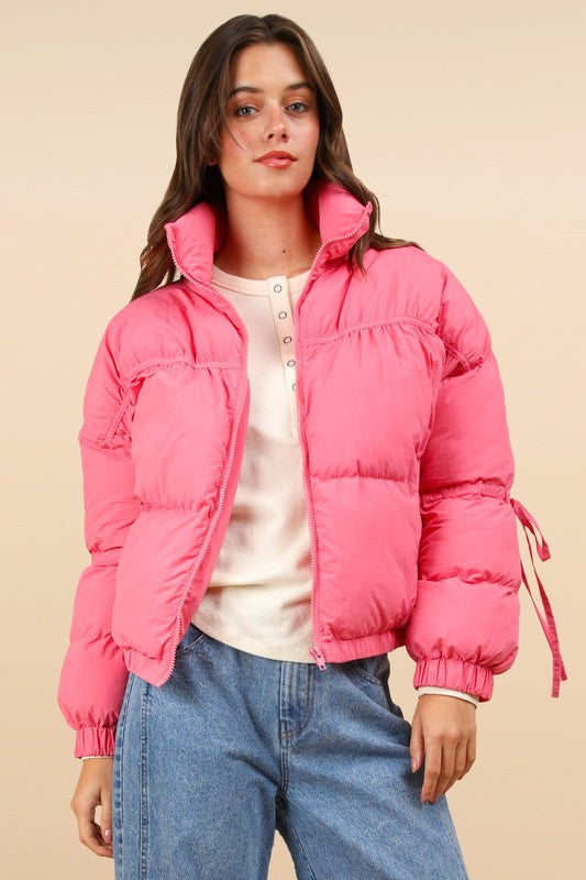 Pink Puffer Jacket