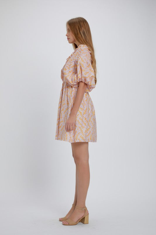 Creamsicle Off The Shoulder Dress