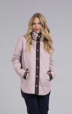 QUILTED SHIRT JACKET