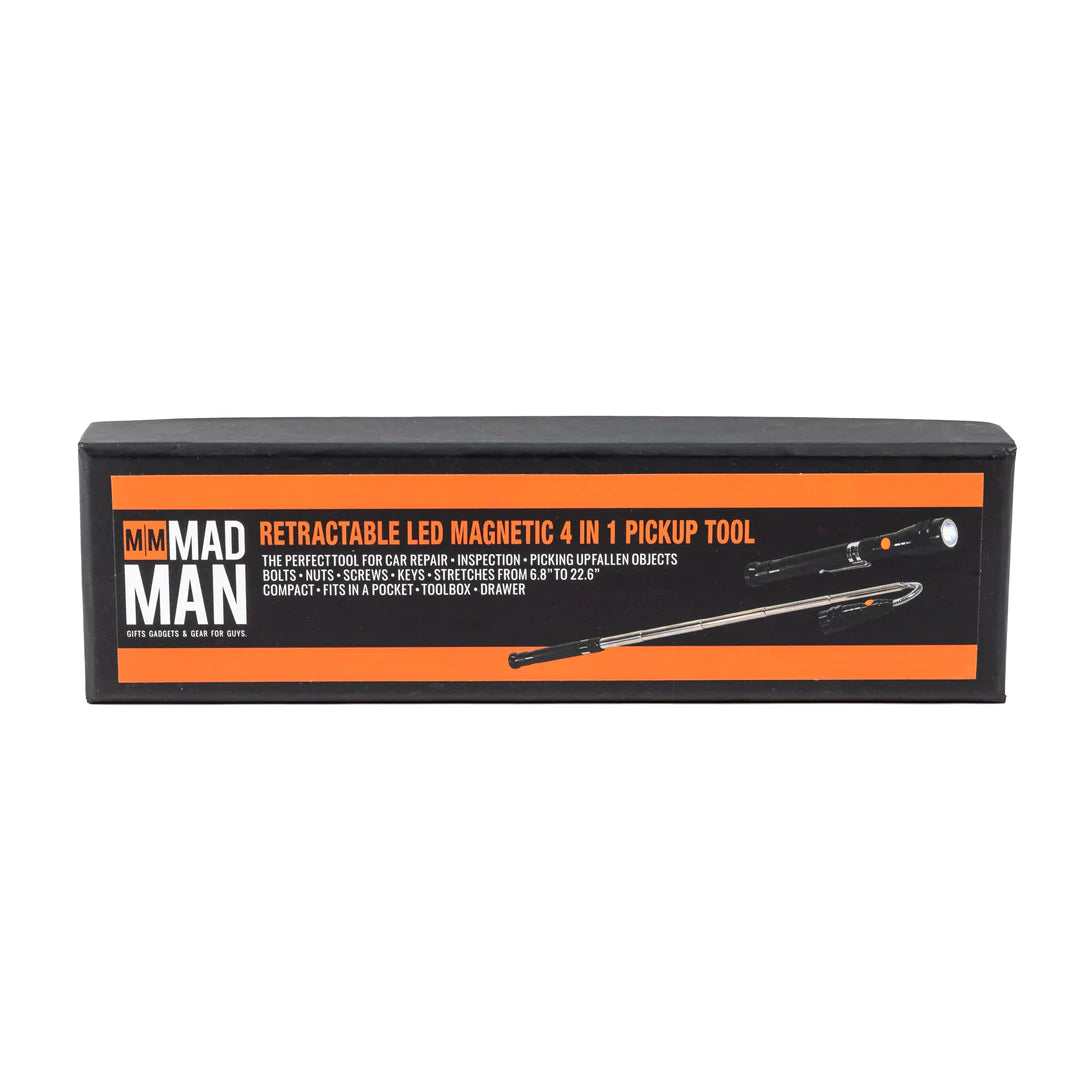Retractable LED Magnetic 4 in 1 Pickup tool