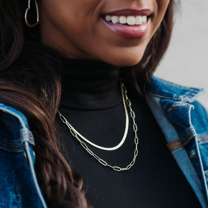 Double Layer - Herringbone + Link