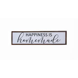 32x8 Happiness Is Homemade Rustic Home Décor