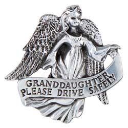 Grandson and Grandaughter Angel Visor Clips