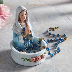 Madonna Rosary Holder
