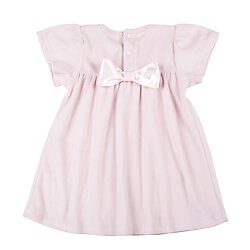 Velour Dress - Blush, 6-12 months