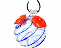 Glass Hummingbird Feeder