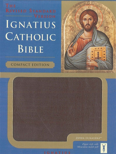 Ignatius Bible (Compact) Burgundy W/Zipper