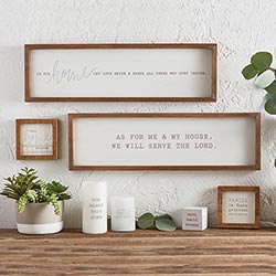 Wall Décor - Framed Plaque - My House