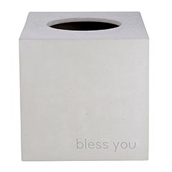 Light Grey Cement Tissue Box