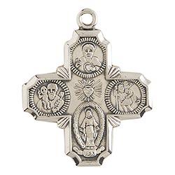 Sterling Four Way Medal