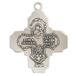 Sterling Four Way Medal