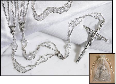 Austrian Crystal Ladder Lasso Rosary
