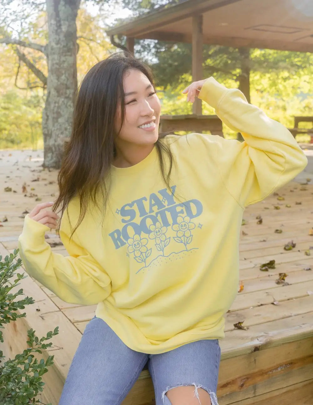 Stay Rooted Unisex Crewneck