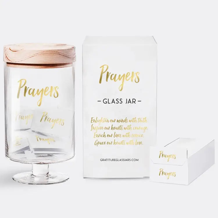 Prayers Glass Jar