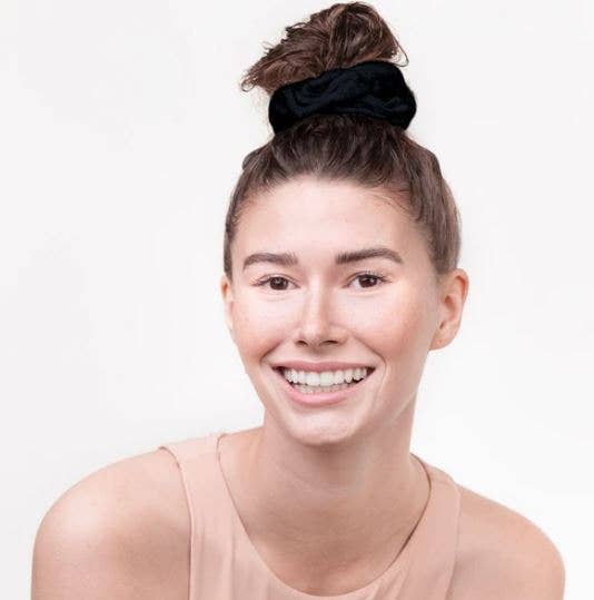Eco-Friendly Towel Scrunchies - Black
