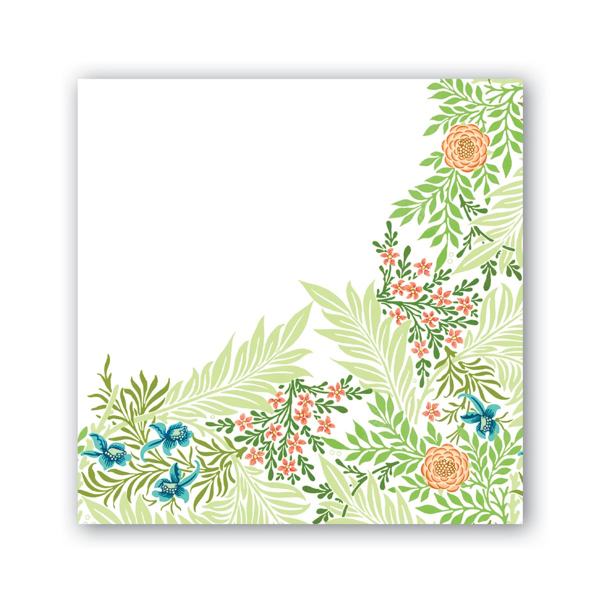 Poppies and Posies Cocktail Napkin