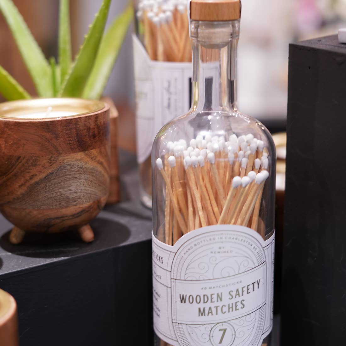 7" Matchsticks Bottle