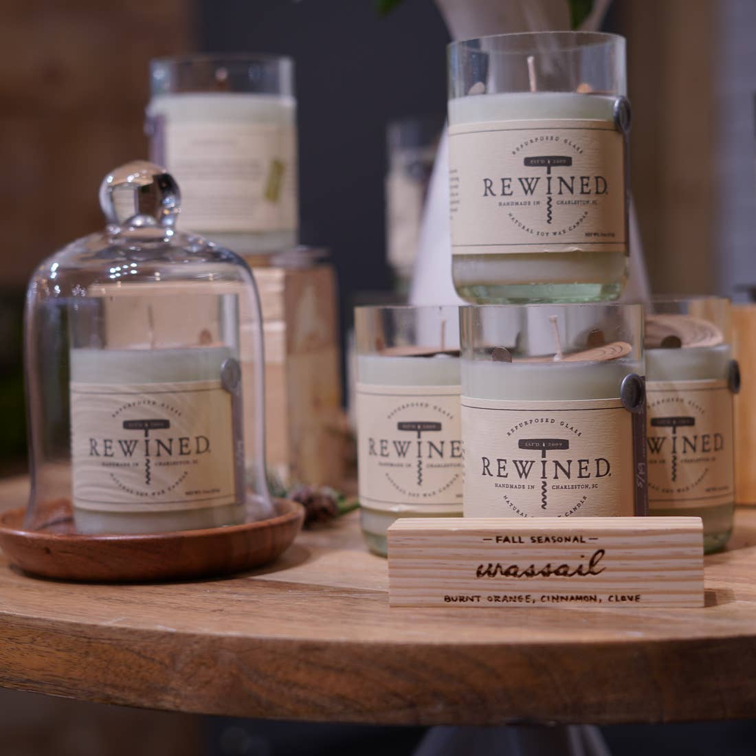 Wooden Candle Coaster