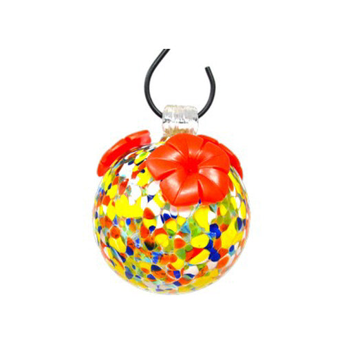 Glass Hummingbird Feeder