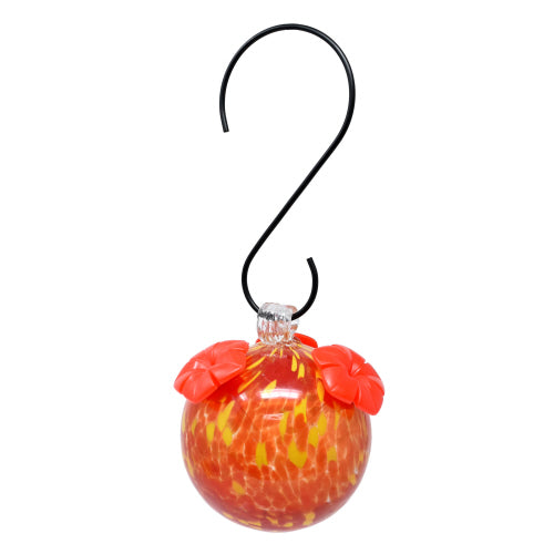 Glass Hummingbird Feeder