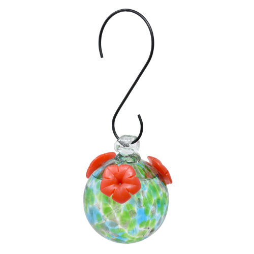Glass Hummingbird Feeder