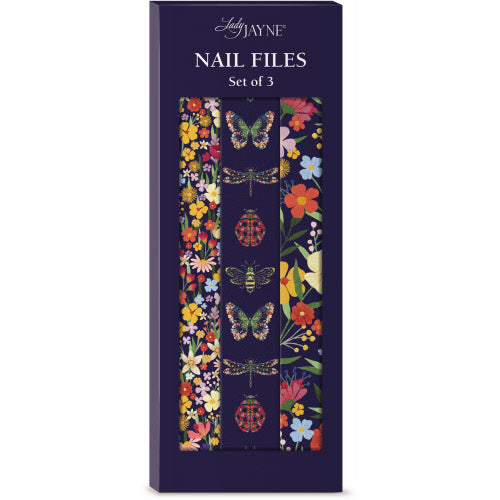 Botanical Garden Insects Emery Board Set Of 3