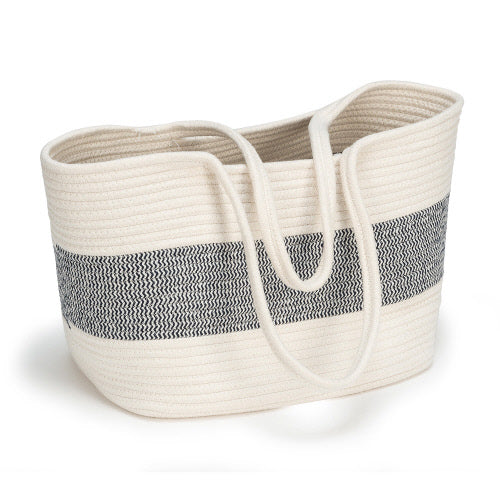 Large Woven White Tote
