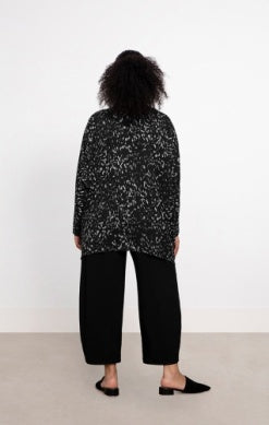 WHISPER 2-TONE BOXY SHIRT, LONG SLEEVE