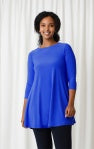 TRAPEZE TUNIC, 3/4 SLEEVE